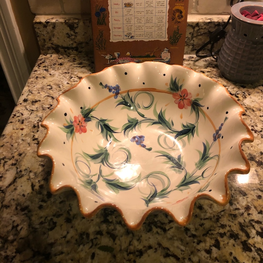 Signed ‘03 Gail Pittman 12 1/2” Large Bowl